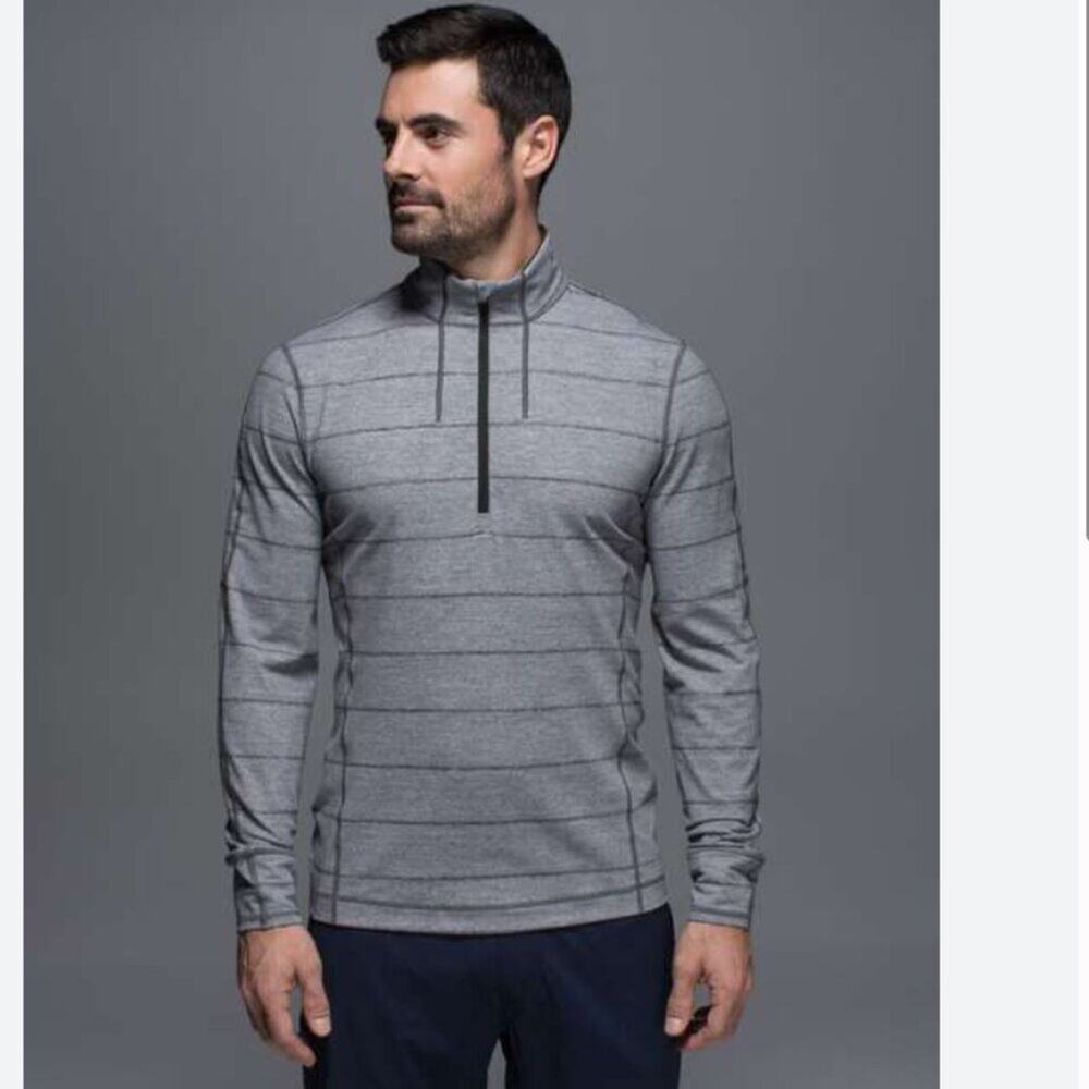 Lululemon Men's Sweat Session 1/2 Zip M3B78S Size M